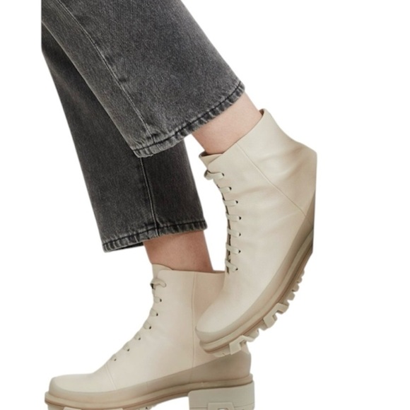$550 RAG & BONE SHILOH HIKER MOTO COMBAT BOOT OYSTER LEATHER EU 41. NEW - Picture 3 of 9